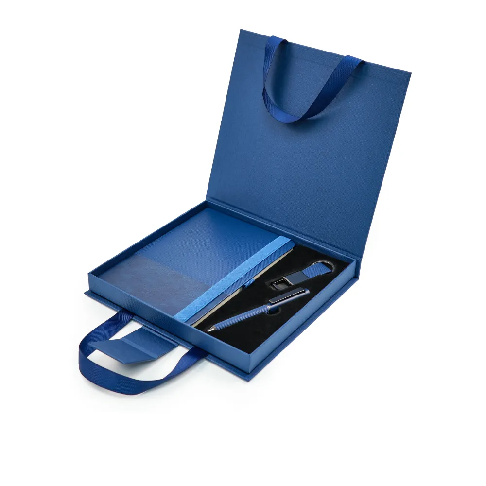 Premium Office Gift Set with Ribbon Handle Box - alternate view