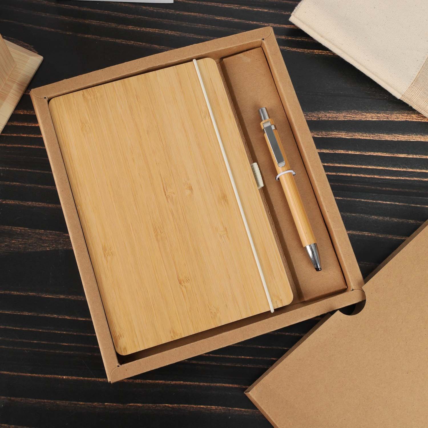 PFILOFAX - Cork Notebook & Pen Corporate Gift Set