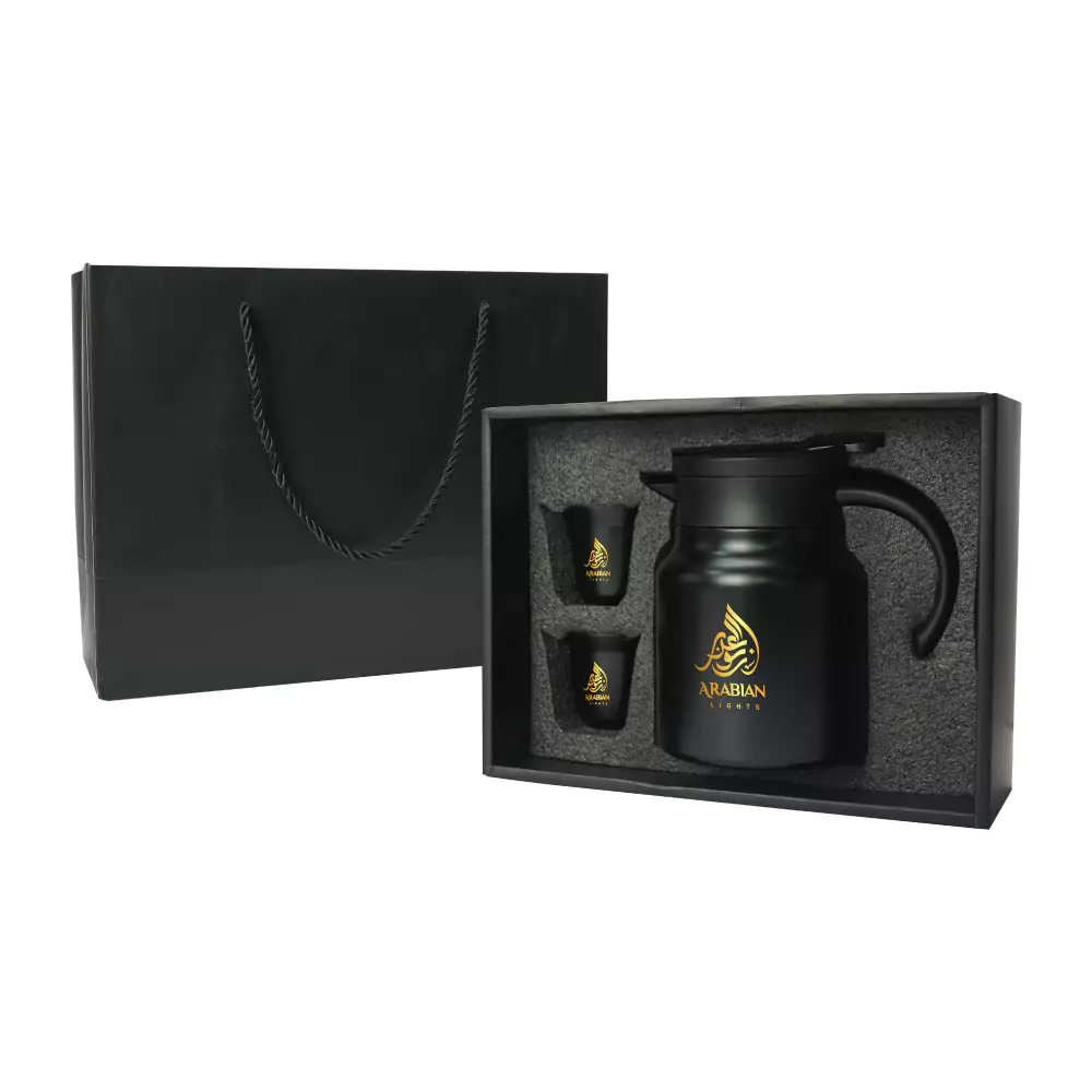 Arabic Tea & Coffee Pot with Cups Set 1000 ml - alternate view