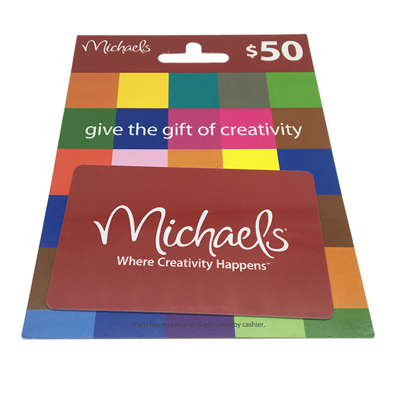 CR80 Custom Full Color PVC Gift Card with backer - alternate view