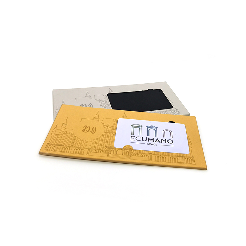 Printed Custom RFID Paper Package 13.56MHz NFC Chip Gift Card RFID Gift Box Package - alternate view