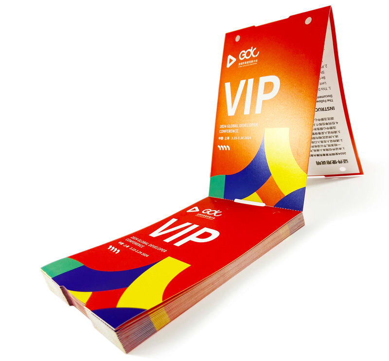 13.56MHz RFID Smart Paper Badges Card - alternate view