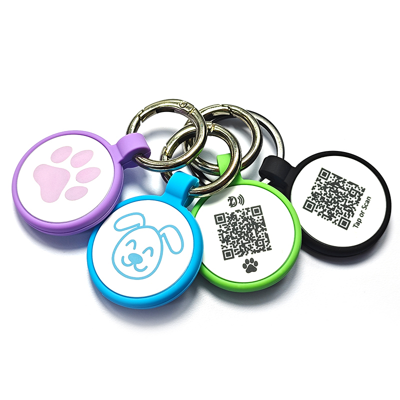 Anti-lost RFID Silicone Pet collar Tag