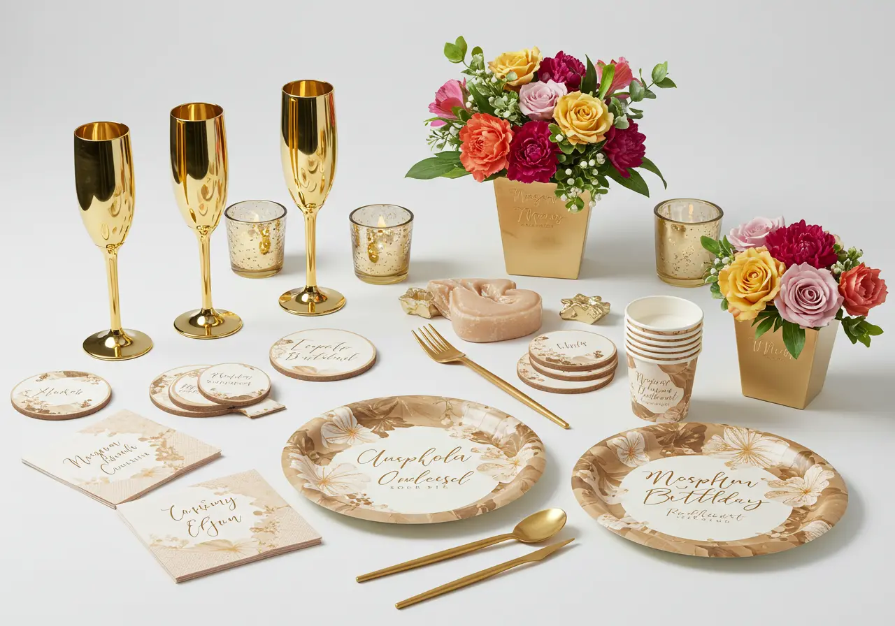 Complete event accessory kit with matching items