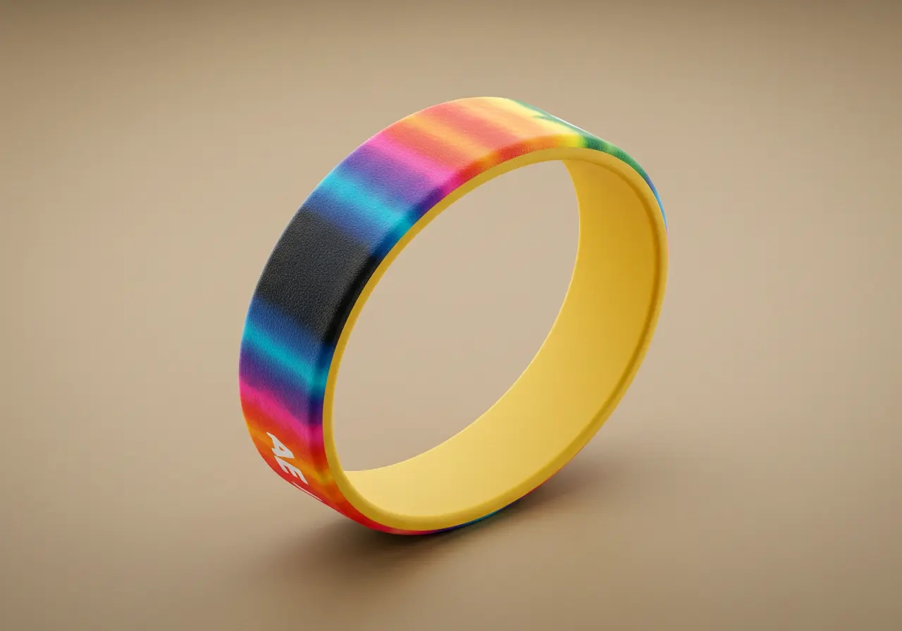 Event wristband with custom printing
