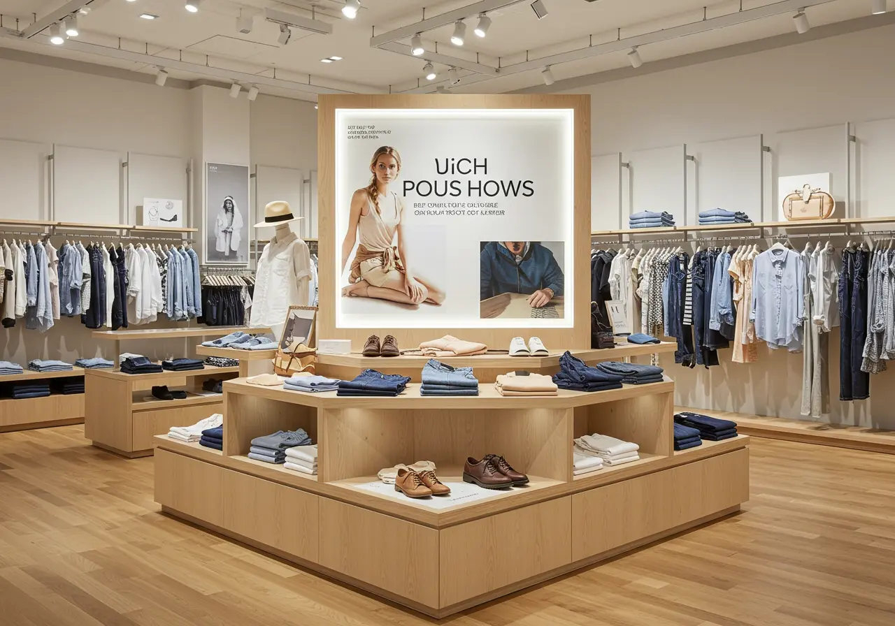 Product display stand for retail environment