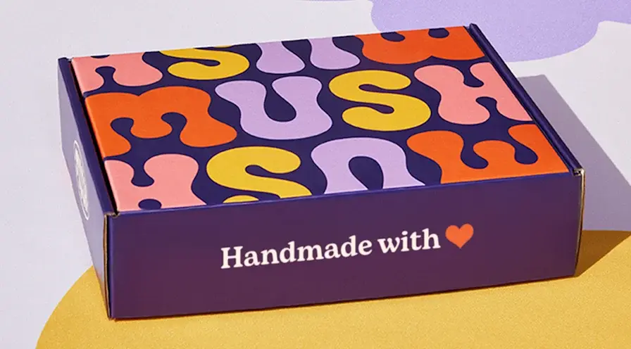 Premium custom product box with embossed logo and magnetic closure