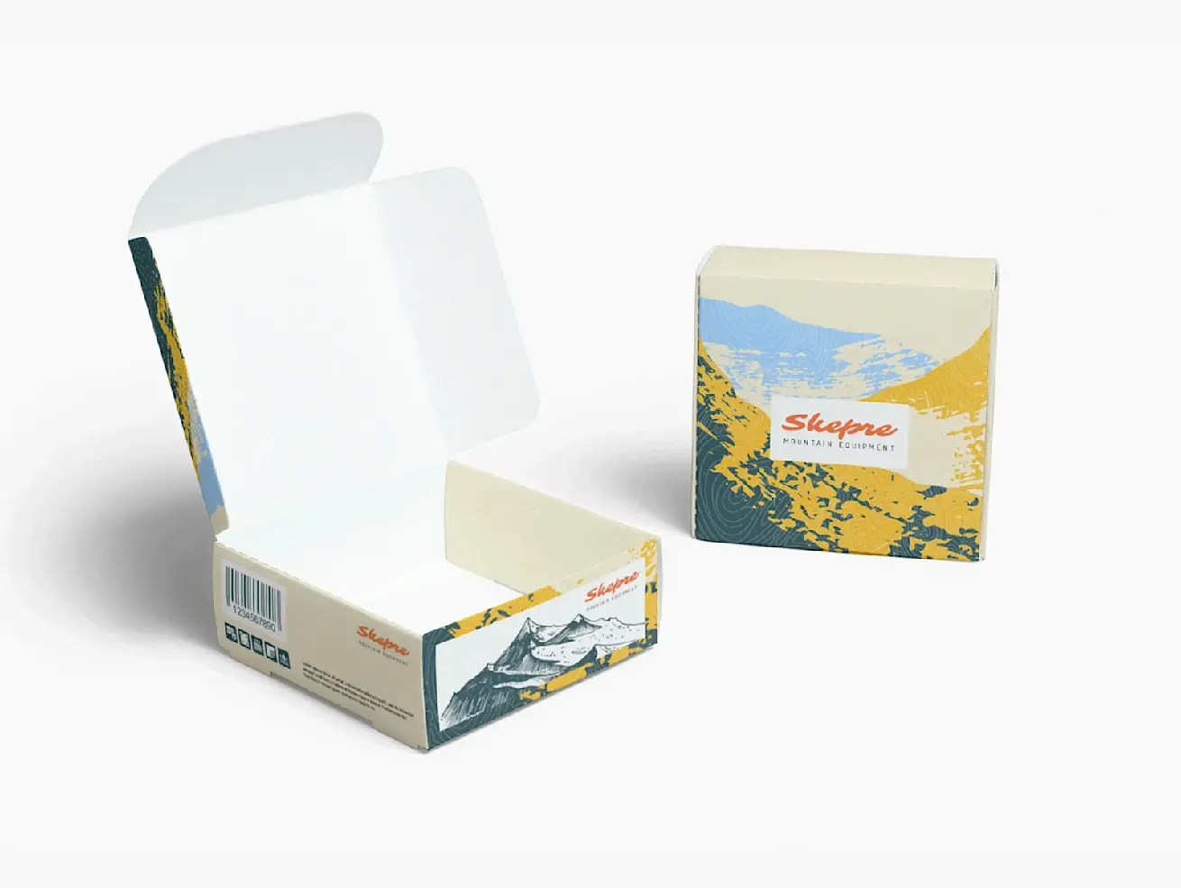 Eco-friendly mailer box with custom printing
